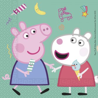 Peppa pig servetten