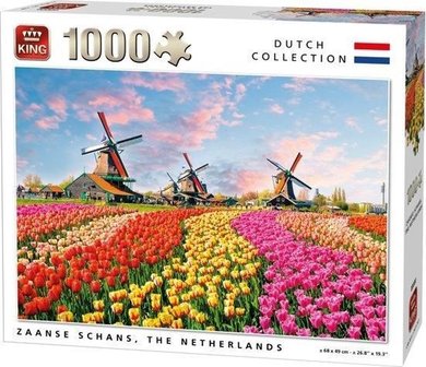 King legpuzzel zaanse schans 1000 stukjes