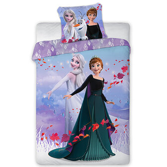 Disney Frozen paars dekbedovertrek 