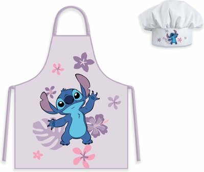 Stitch Kooksetje &ndash; Schort en Koksmuts voor Kleine Keukenkoks