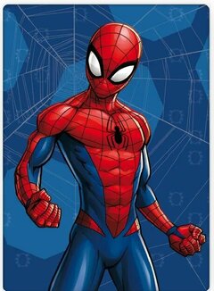 Spiderman fleece plaid 