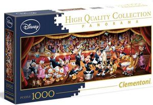 Clementoni puzzel panorama Disney orkest 1000 stukjes