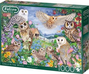 Falcon legpuzzel Owls in the wood 1000 stukjes