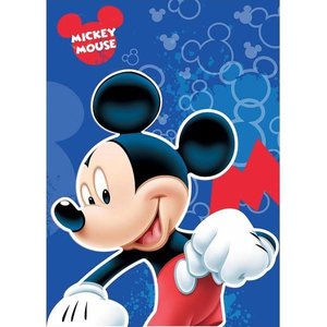 Mickey Mouse fleece plaid