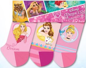 Disney Princess 3 pack sokken